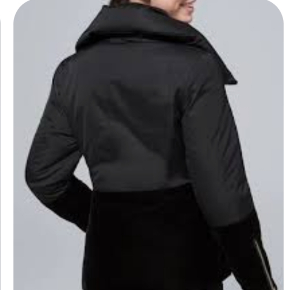 WHBM VELVET PUFFER  JACKET - Picture 2 of 9